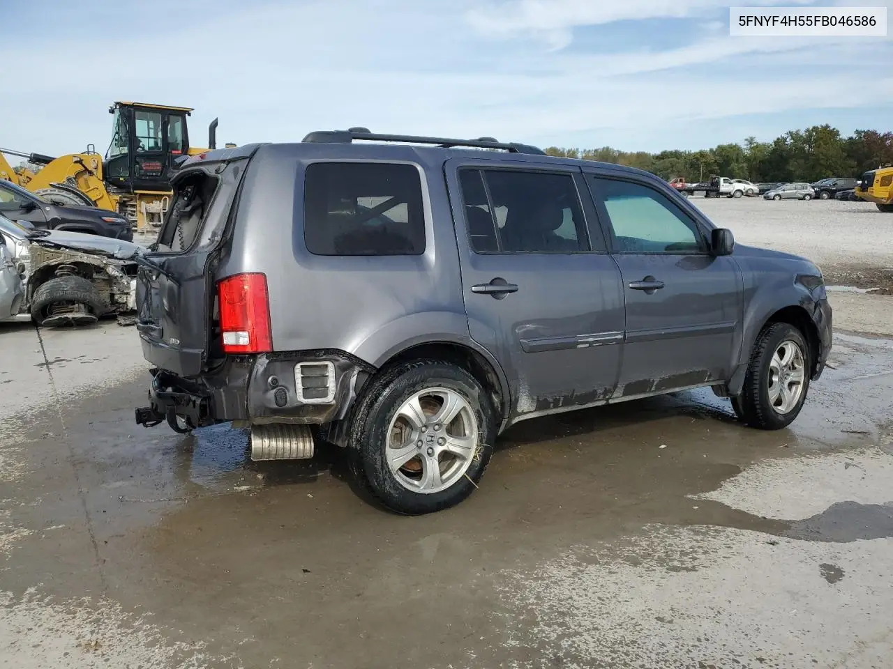 5FNYF4H55FB046586 2015 Honda Pilot Exl