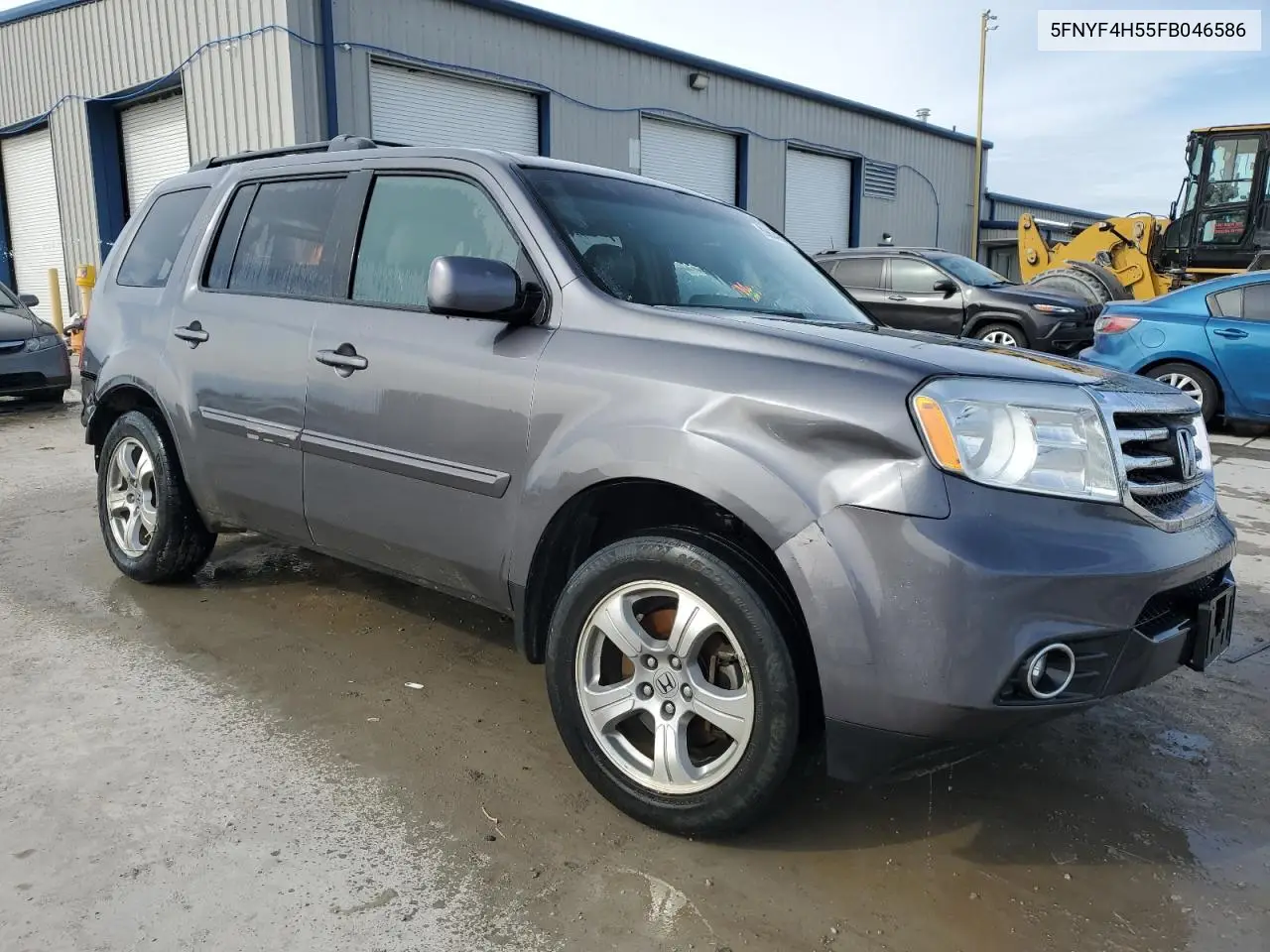 5FNYF4H55FB046586 2015 Honda Pilot Exl