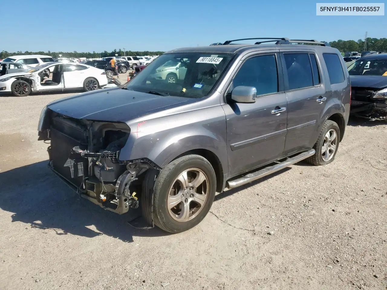 5FNYF3H41FB025557 2015 Honda Pilot Ex