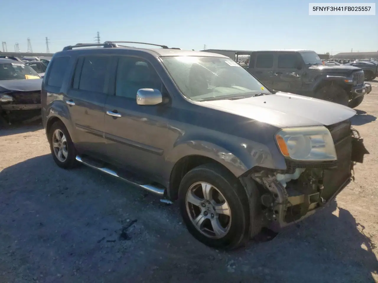 5FNYF3H41FB025557 2015 Honda Pilot Ex