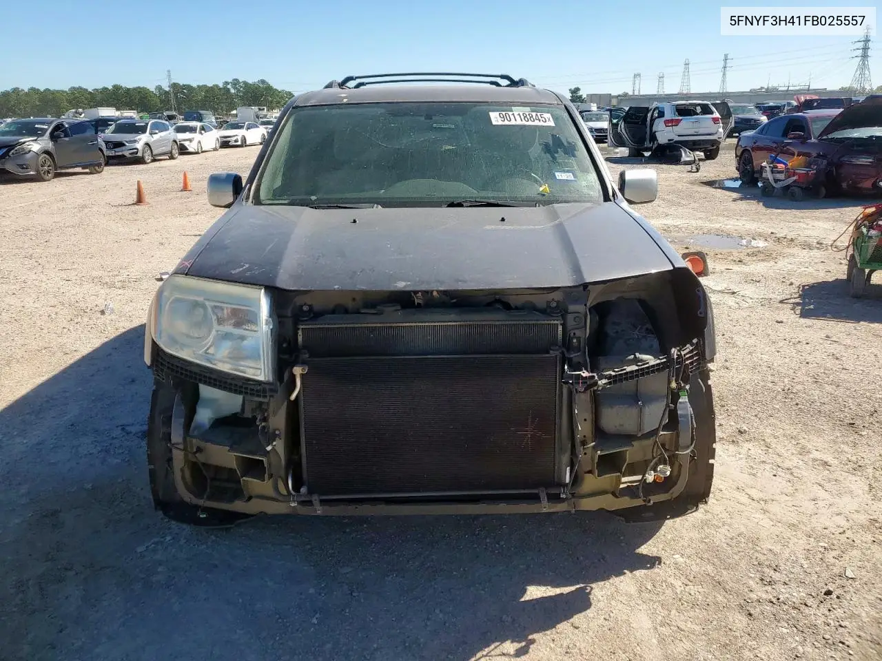 5FNYF3H41FB025557 2015 Honda Pilot Ex