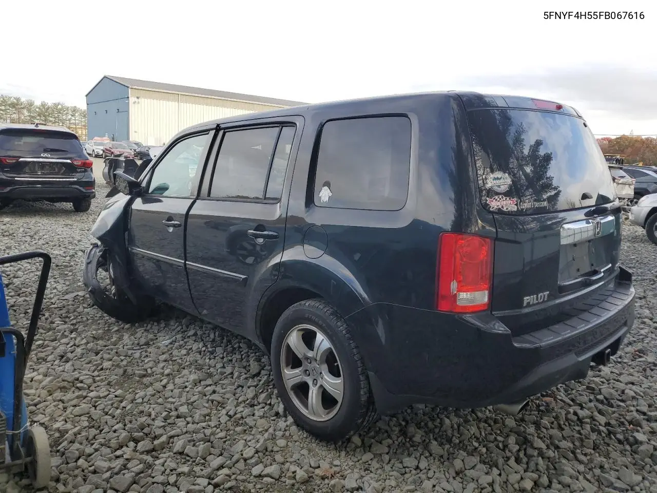 5FNYF4H55FB067616 2015 Honda Pilot Exl