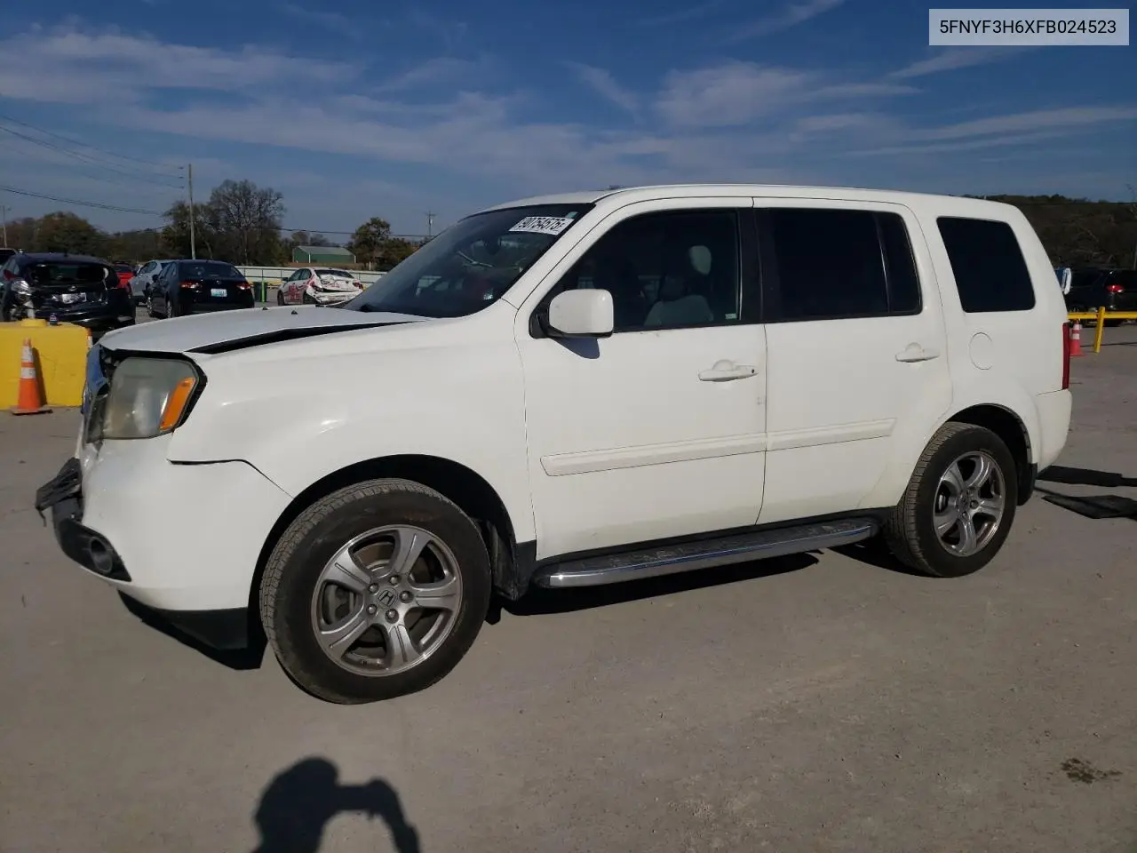 5FNYF3H6XFB024523 2015 Honda Pilot Exl