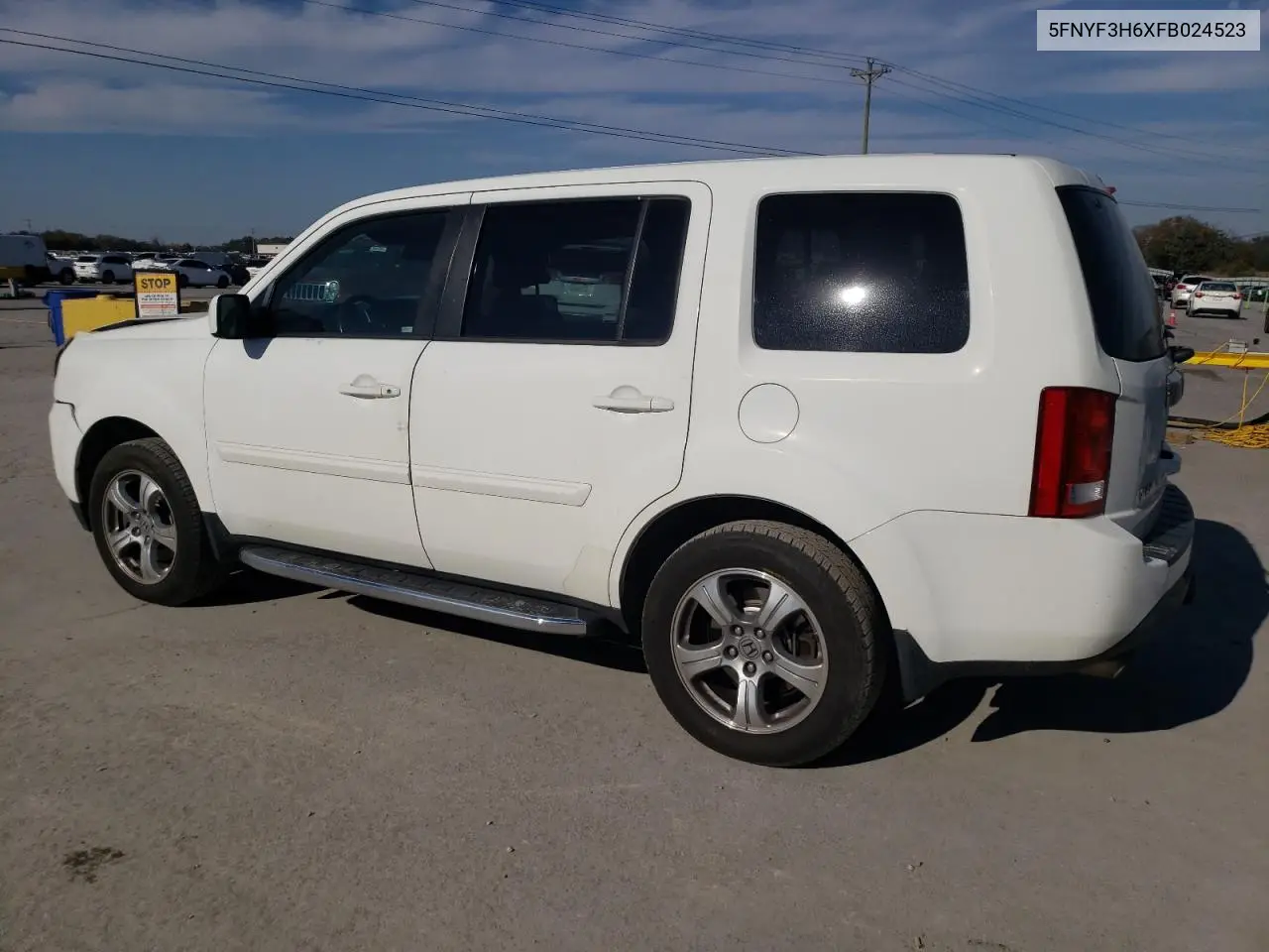 5FNYF3H6XFB024523 2015 Honda Pilot Exl