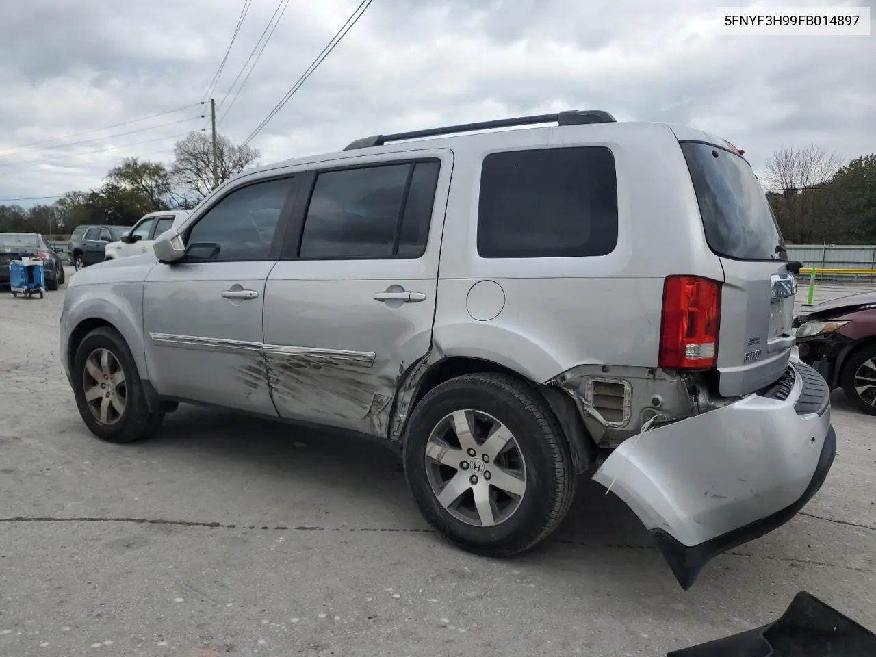 5FNYF3H99FB014897 2015 Honda Pilot Touring