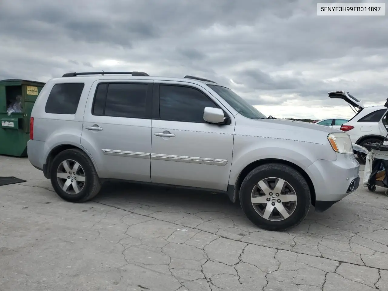 5FNYF3H99FB014897 2015 Honda Pilot Touring