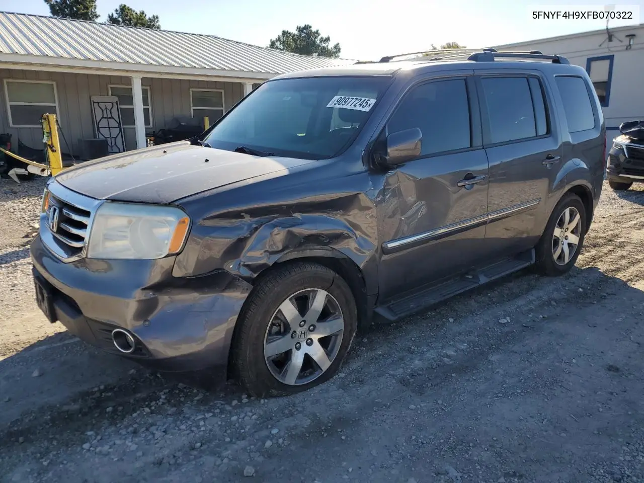 5FNYF4H9XFB070322 2015 Honda Pilot Touring