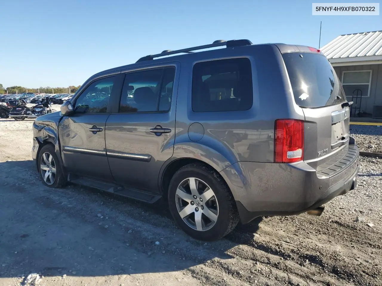 5FNYF4H9XFB070322 2015 Honda Pilot Touring
