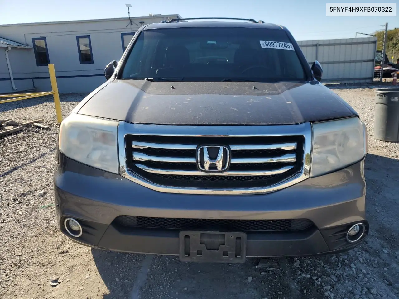 5FNYF4H9XFB070322 2015 Honda Pilot Touring