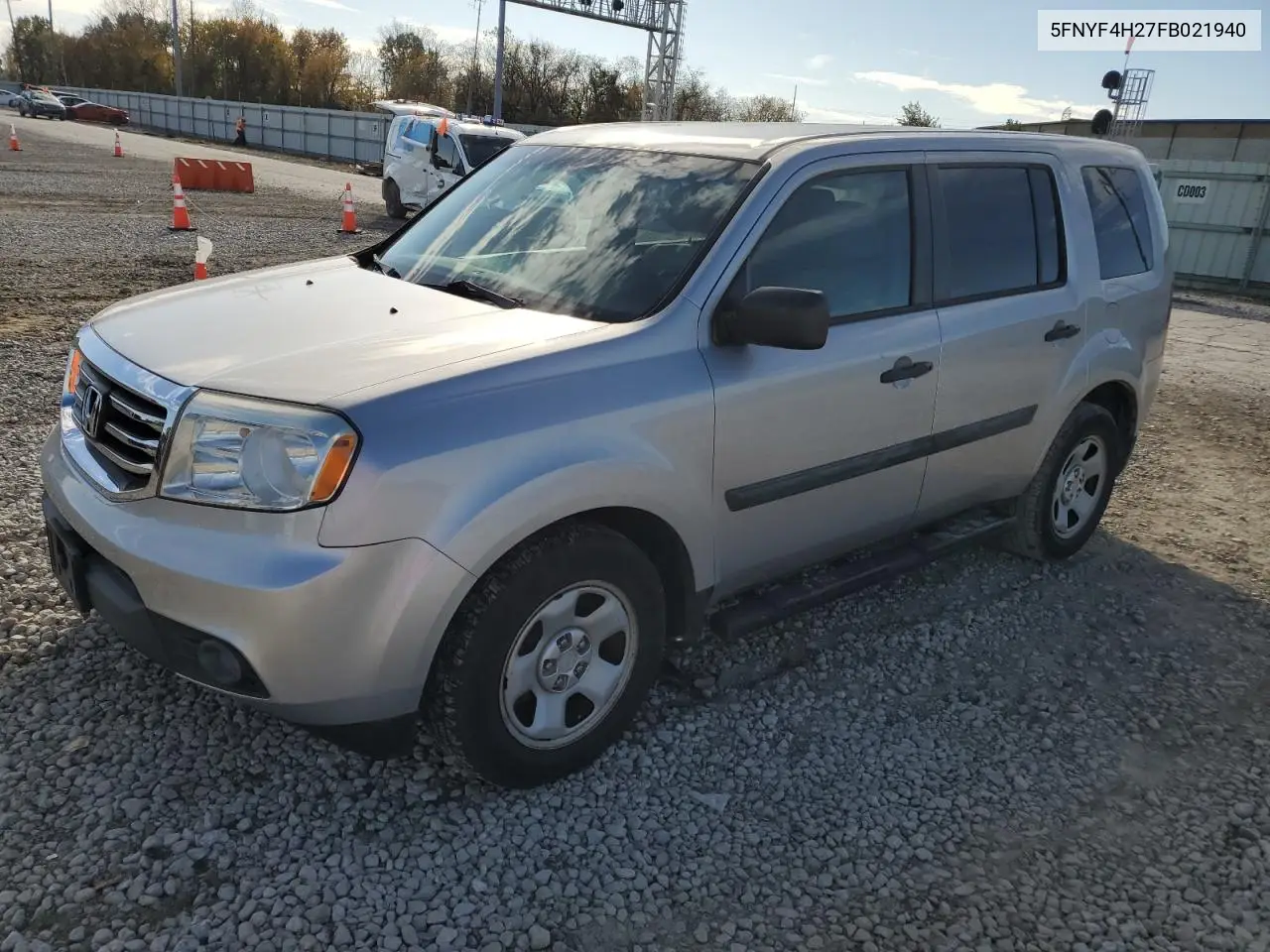 5FNYF4H27FB021940 2015 Honda Pilot Lx