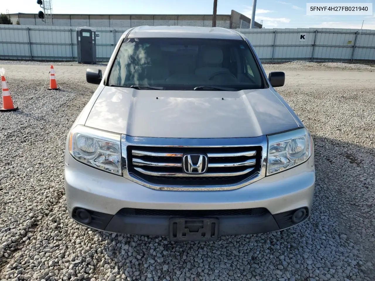 5FNYF4H27FB021940 2015 Honda Pilot Lx