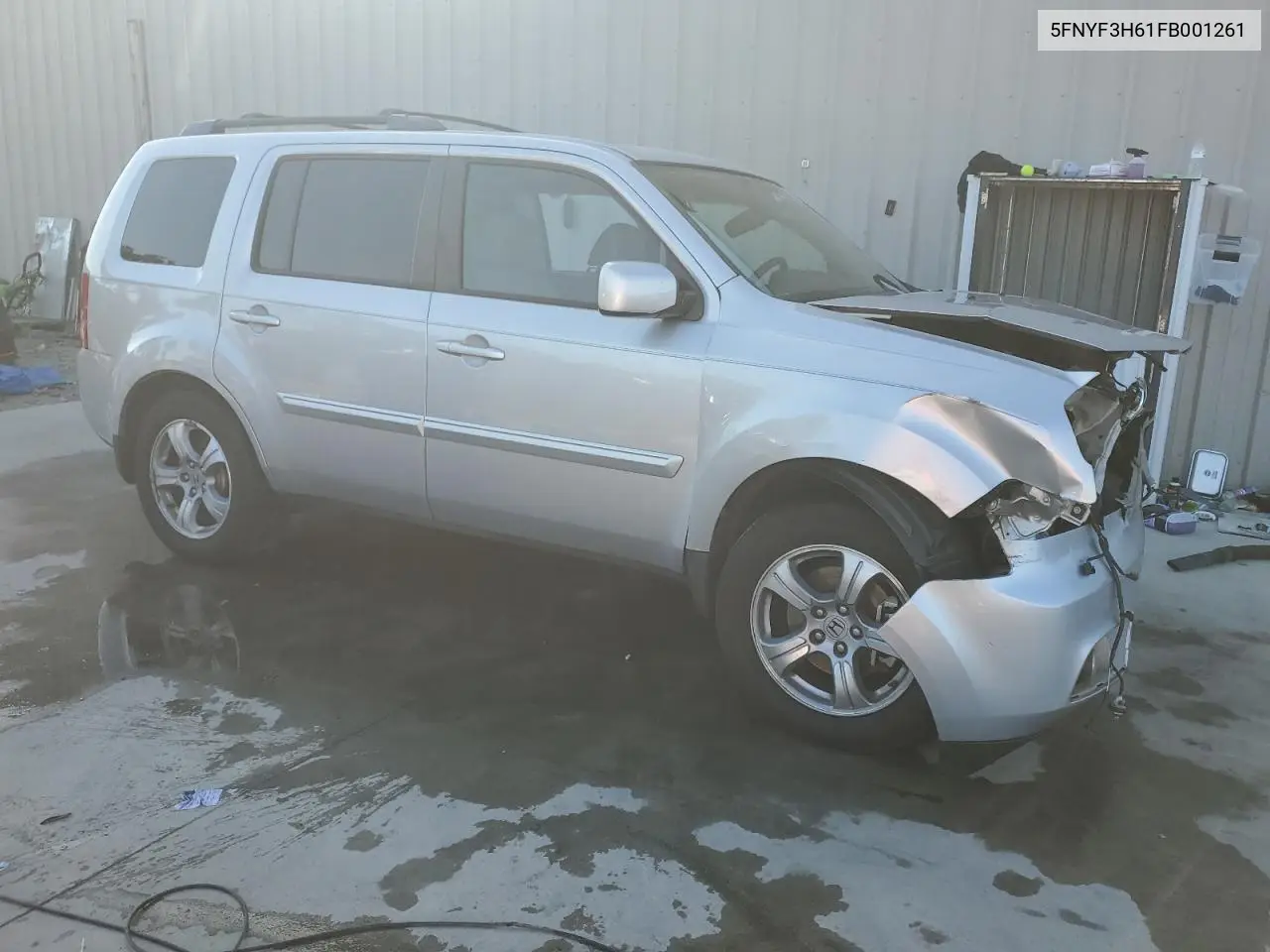 5FNYF3H61FB001261 2015 Honda Pilot Exl