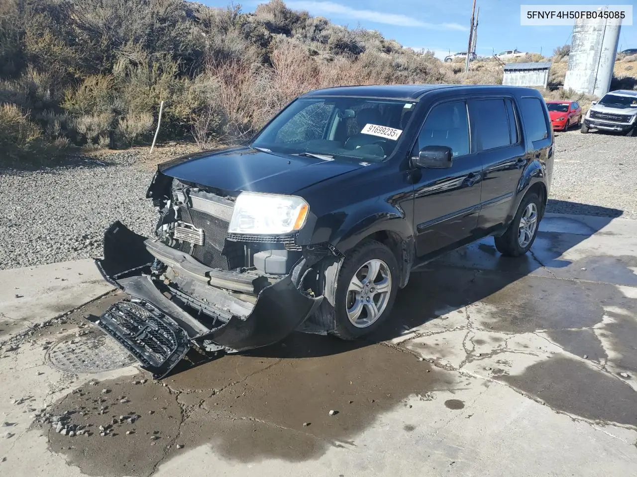 5FNYF4H50FB045085 2015 Honda Pilot Exl