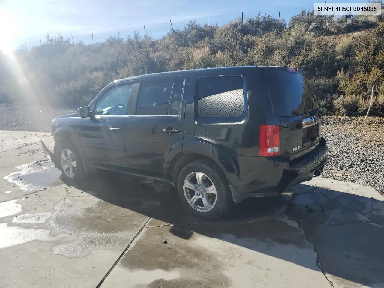 5FNYF4H50FB045085 2015 Honda Pilot Exl