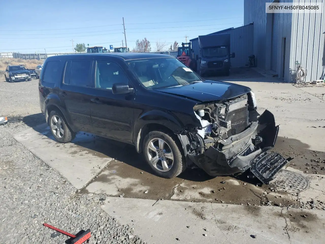 5FNYF4H50FB045085 2015 Honda Pilot Exl
