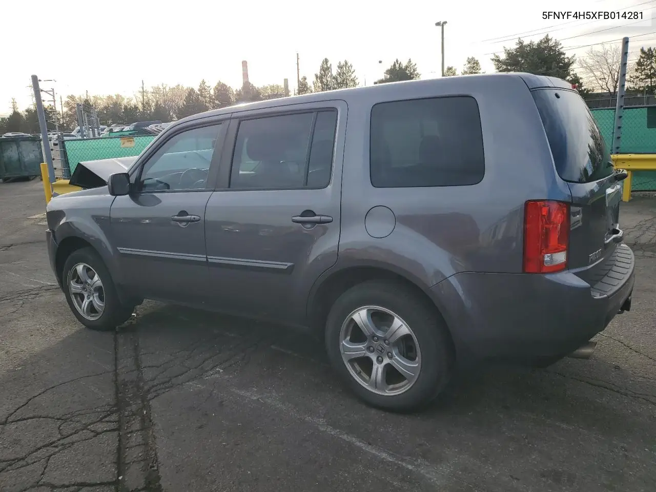 5FNYF4H5XFB014281 2015 Honda Pilot Exl