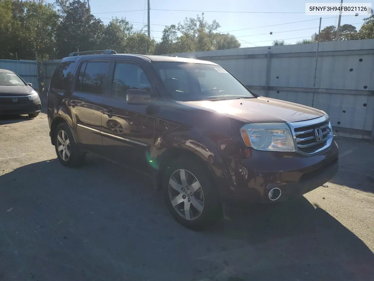 5FNYF3H94FB021126 2015 Honda Pilot Touring