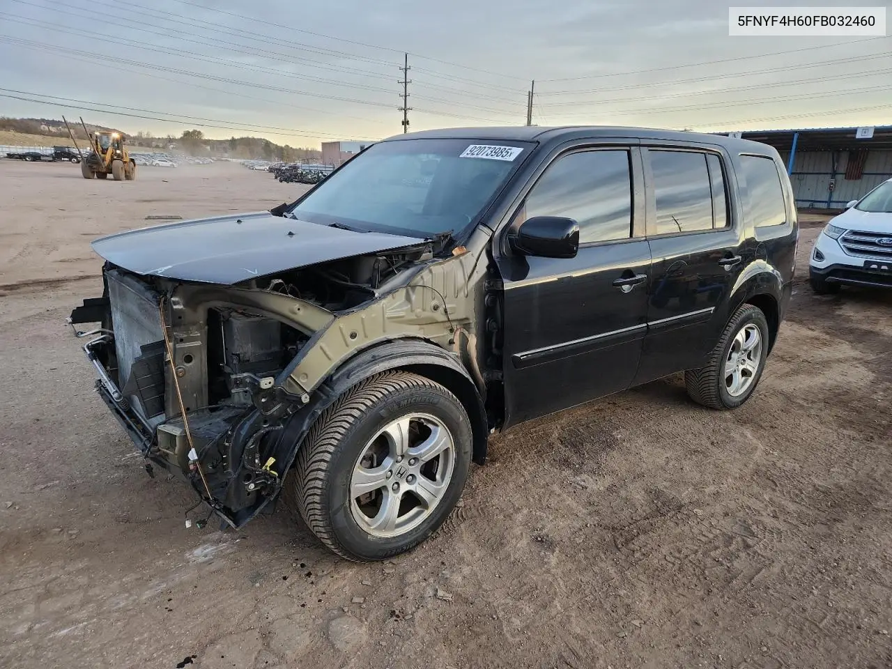 5FNYF4H60FB032460 2015 Honda Pilot Exl