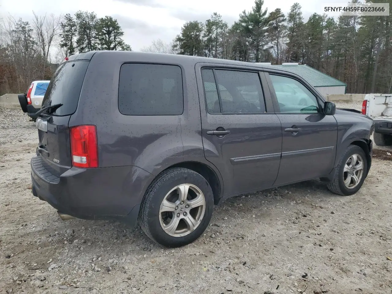 5FNYF4H59FB023666 2015 Honda Pilot Exl