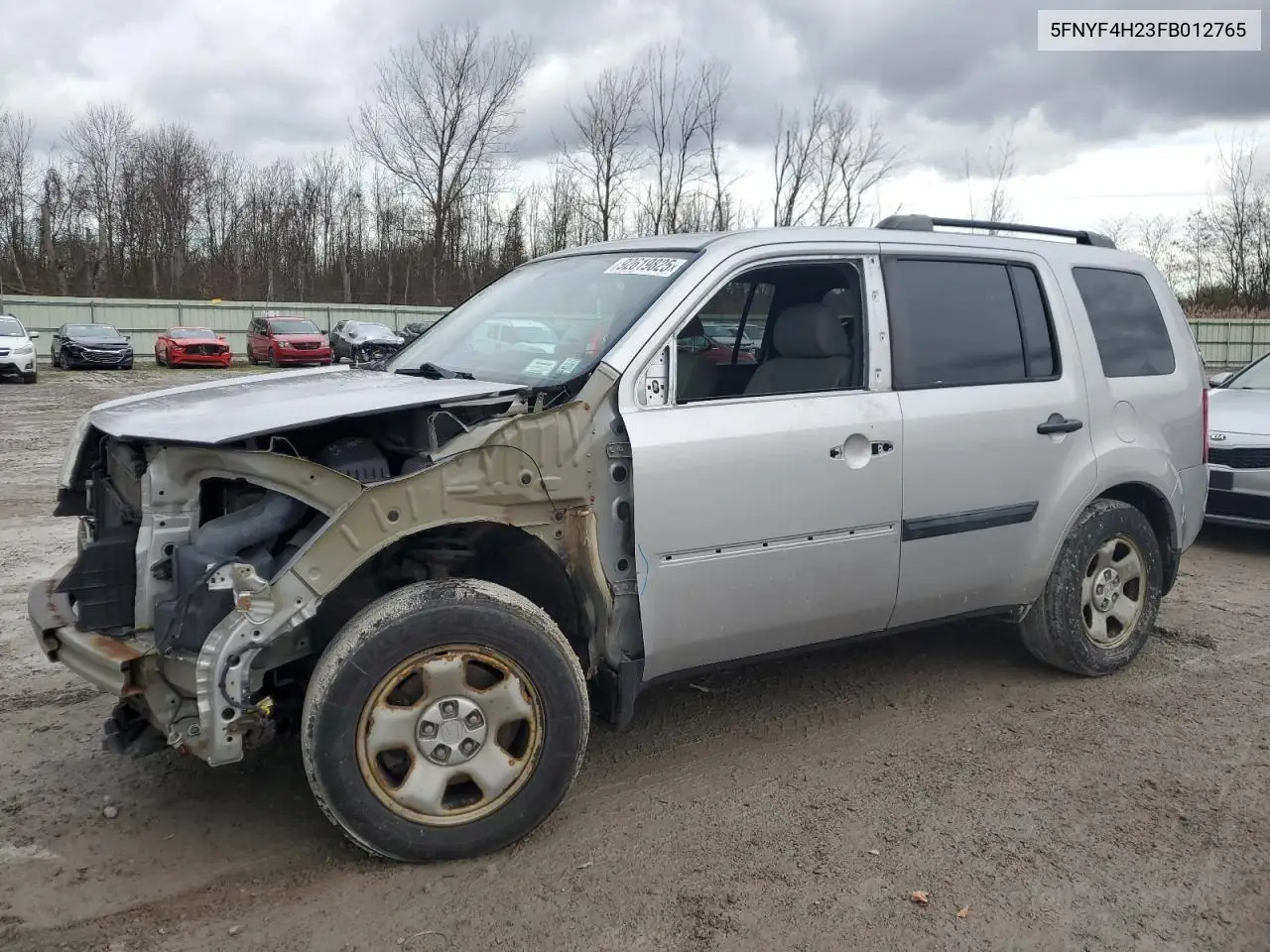 5FNYF4H23FB012765 2015 Honda Pilot Lx
