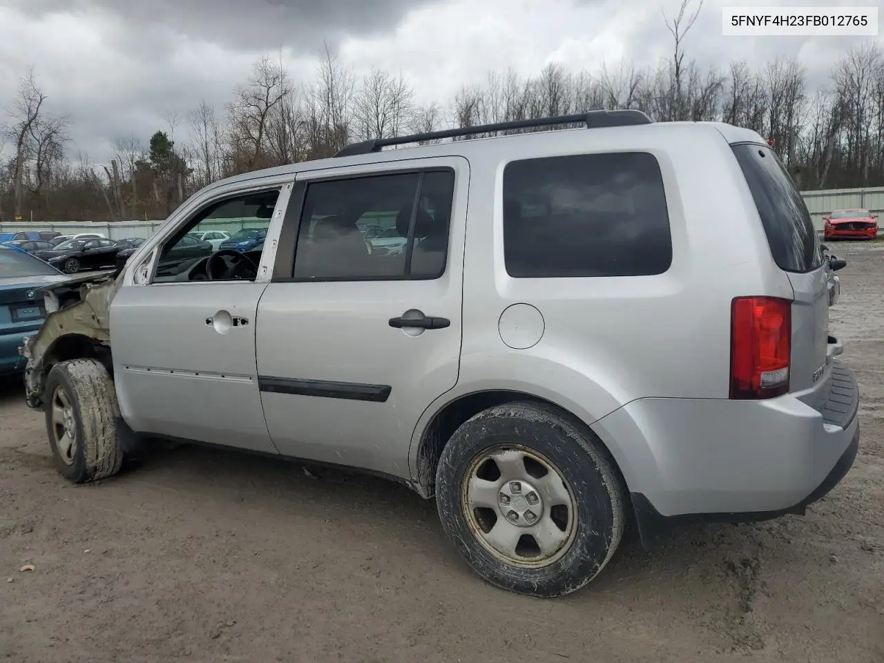 5FNYF4H23FB012765 2015 Honda Pilot Lx