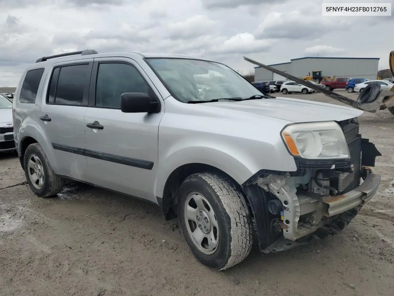 5FNYF4H23FB012765 2015 Honda Pilot Lx