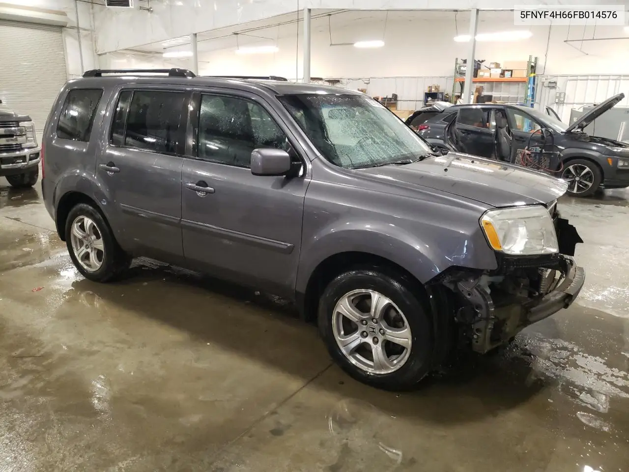 5FNYF4H66FB014576 2015 Honda Pilot Exl