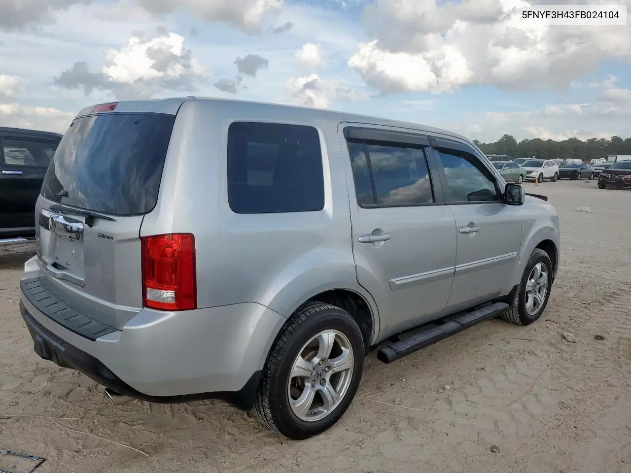 5FNYF3H43FB024104 2015 Honda Pilot Ex
