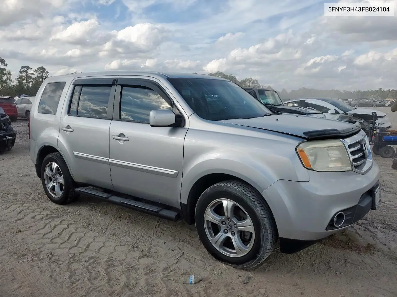5FNYF3H43FB024104 2015 Honda Pilot Ex