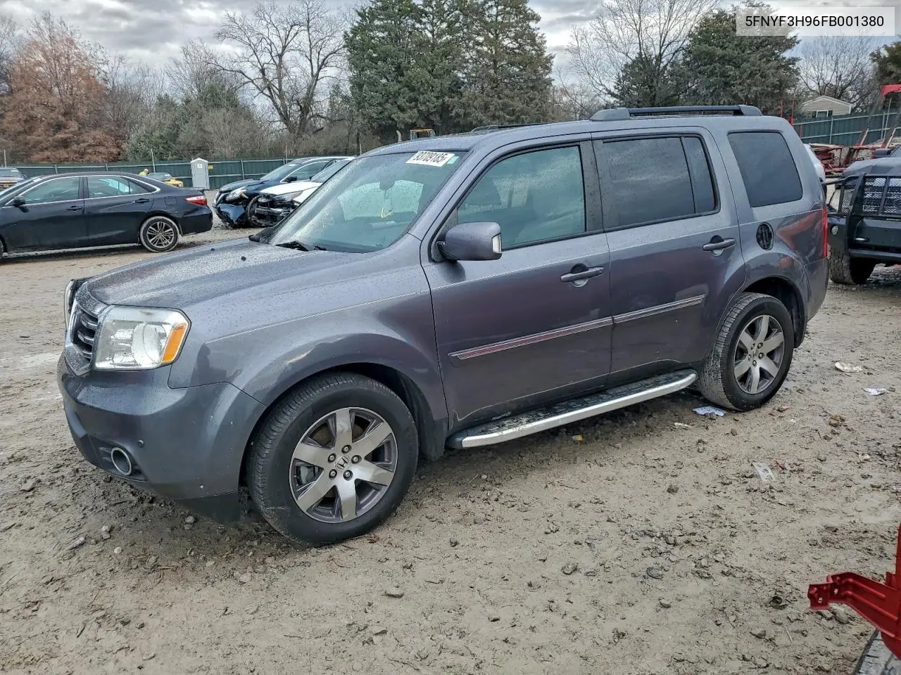 5FNYF3H96FB001380 2015 Honda Pilot Touring
