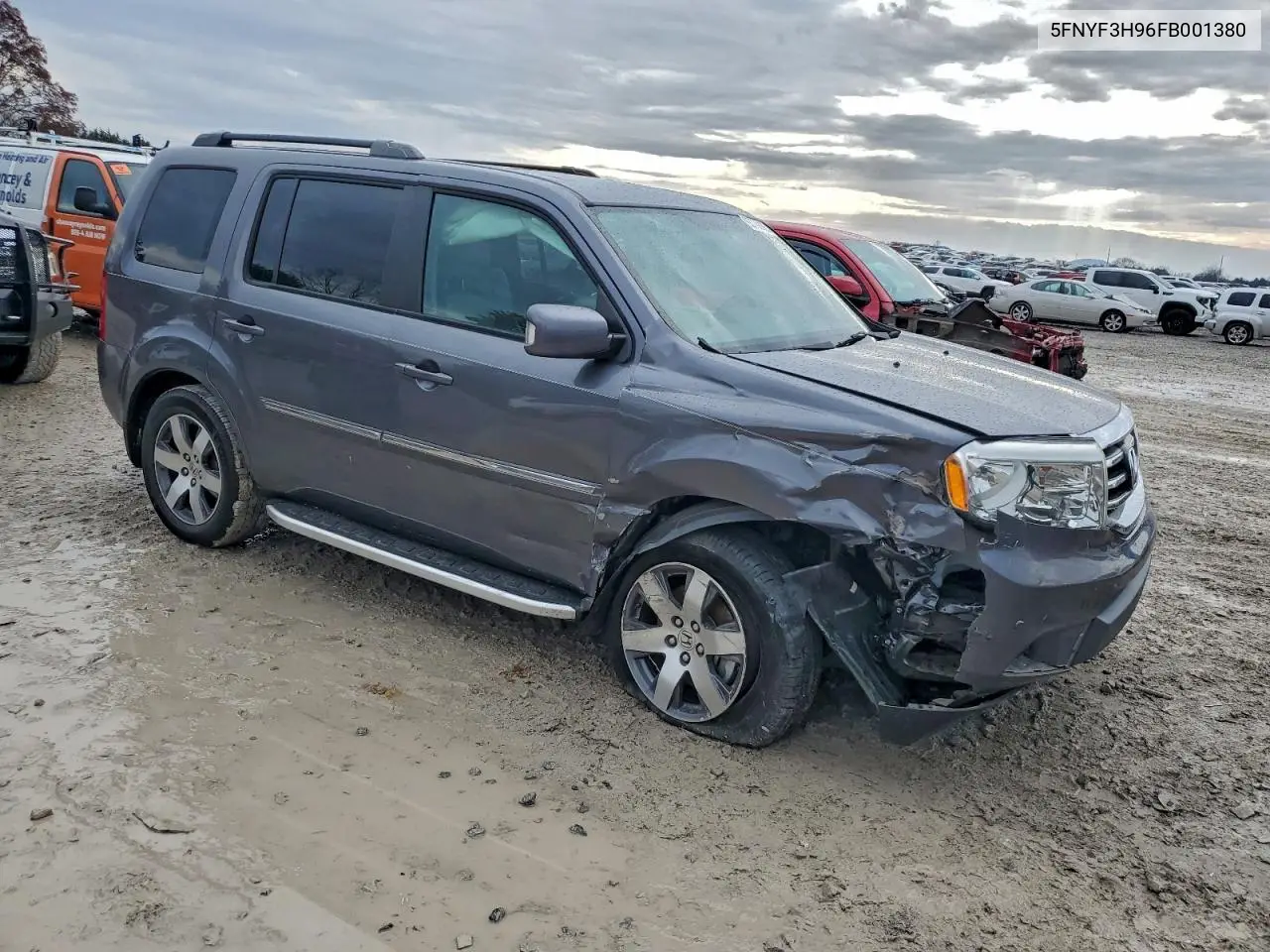5FNYF3H96FB001380 2015 Honda Pilot Touring
