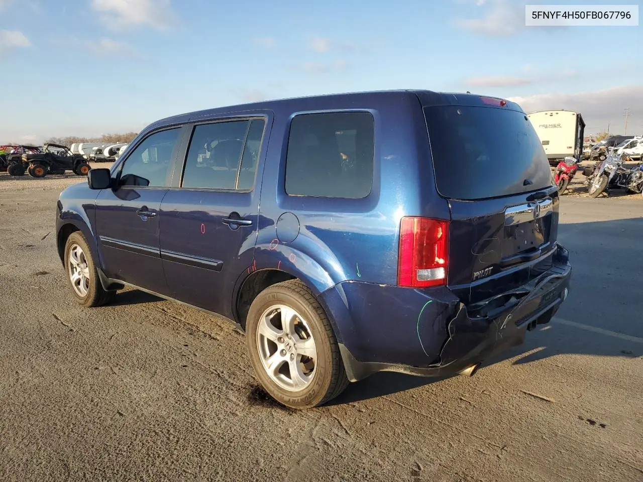 5FNYF4H50FB067796 2015 Honda Pilot Exl