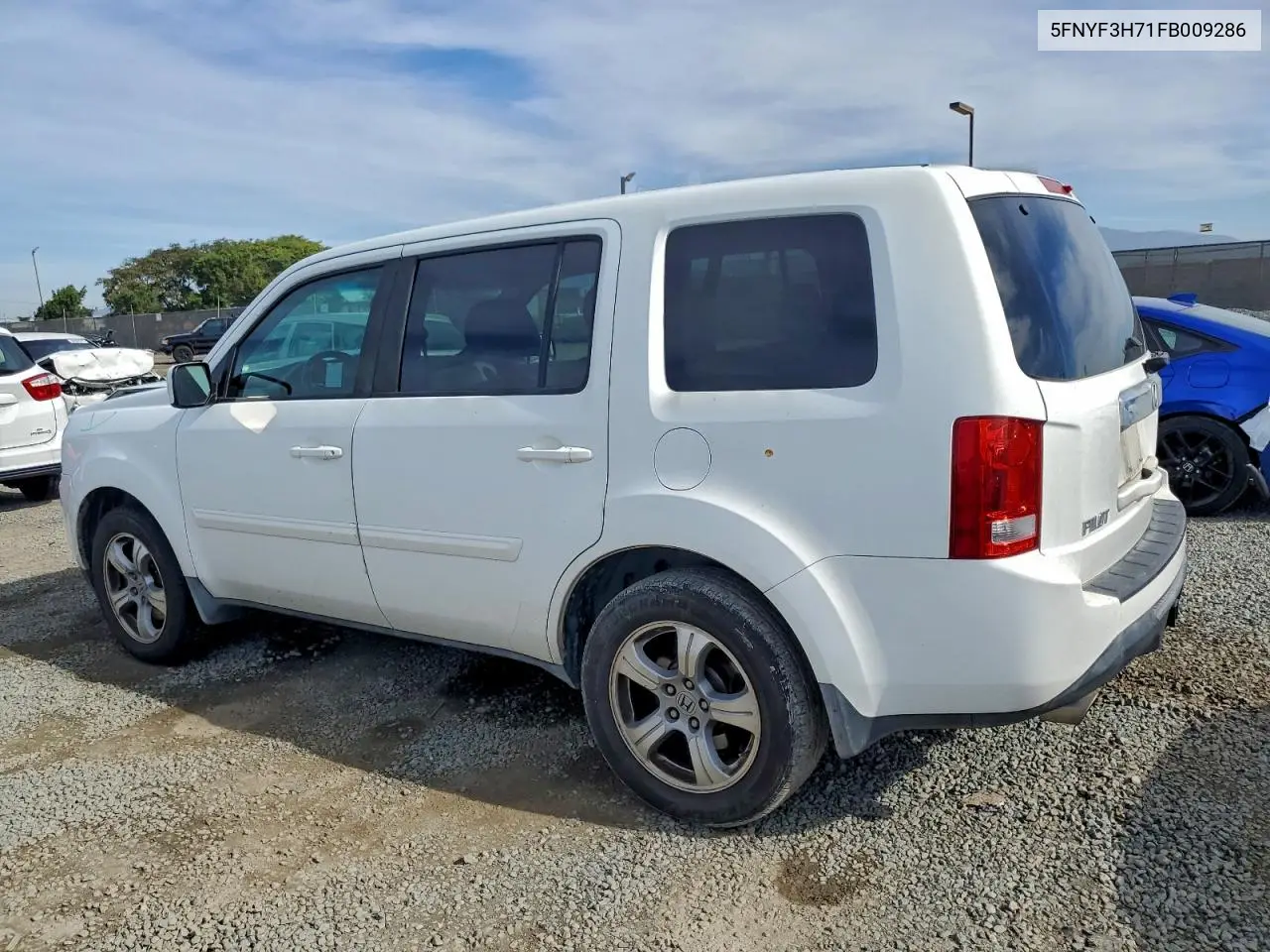 5FNYF3H71FB009286 2015 Honda Pilot Exln