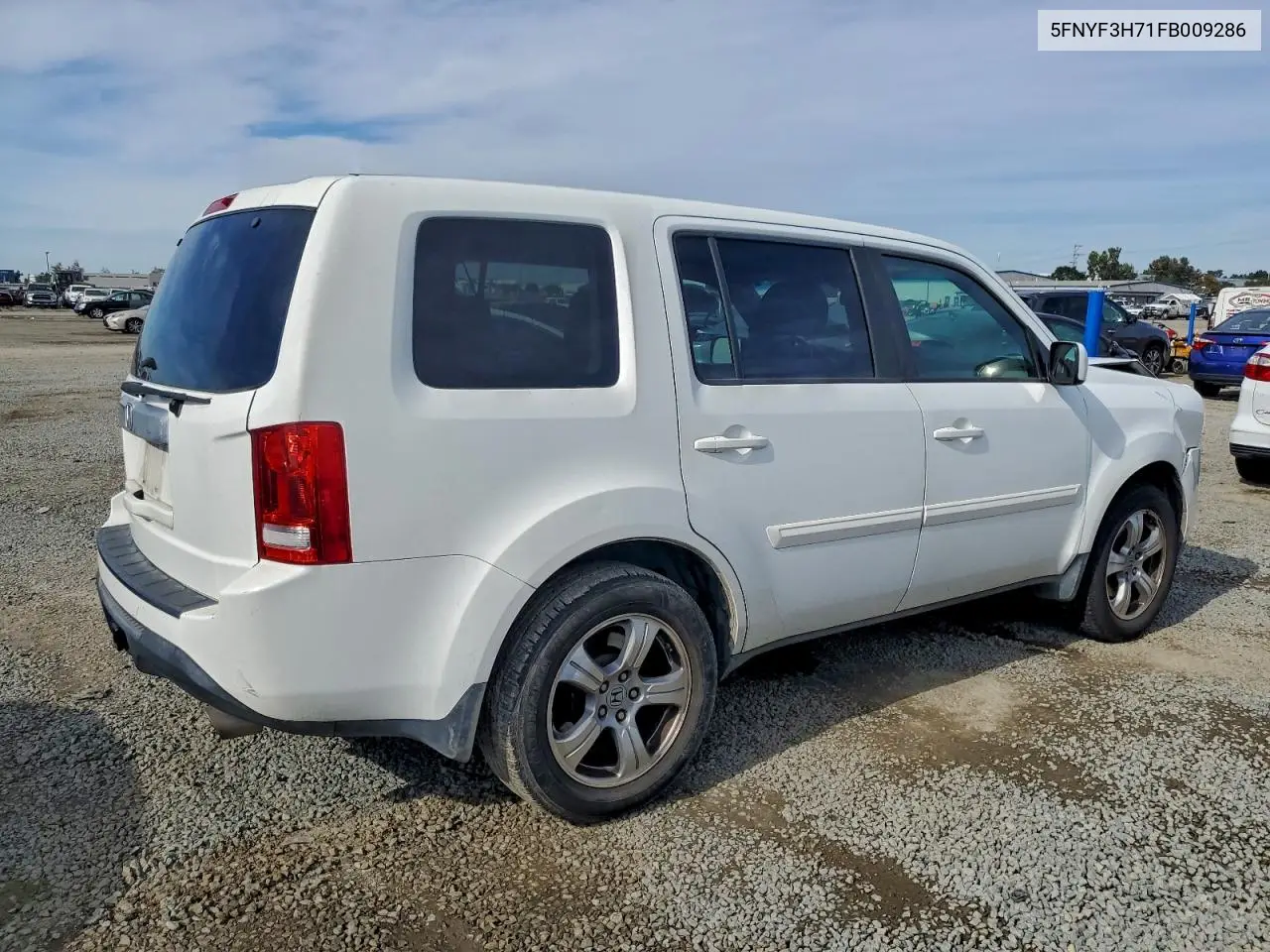 5FNYF3H71FB009286 2015 Honda Pilot Exln