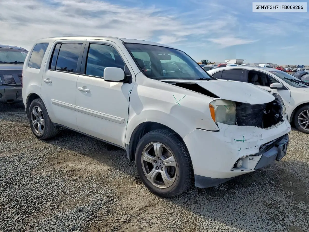 5FNYF3H71FB009286 2015 Honda Pilot Exln