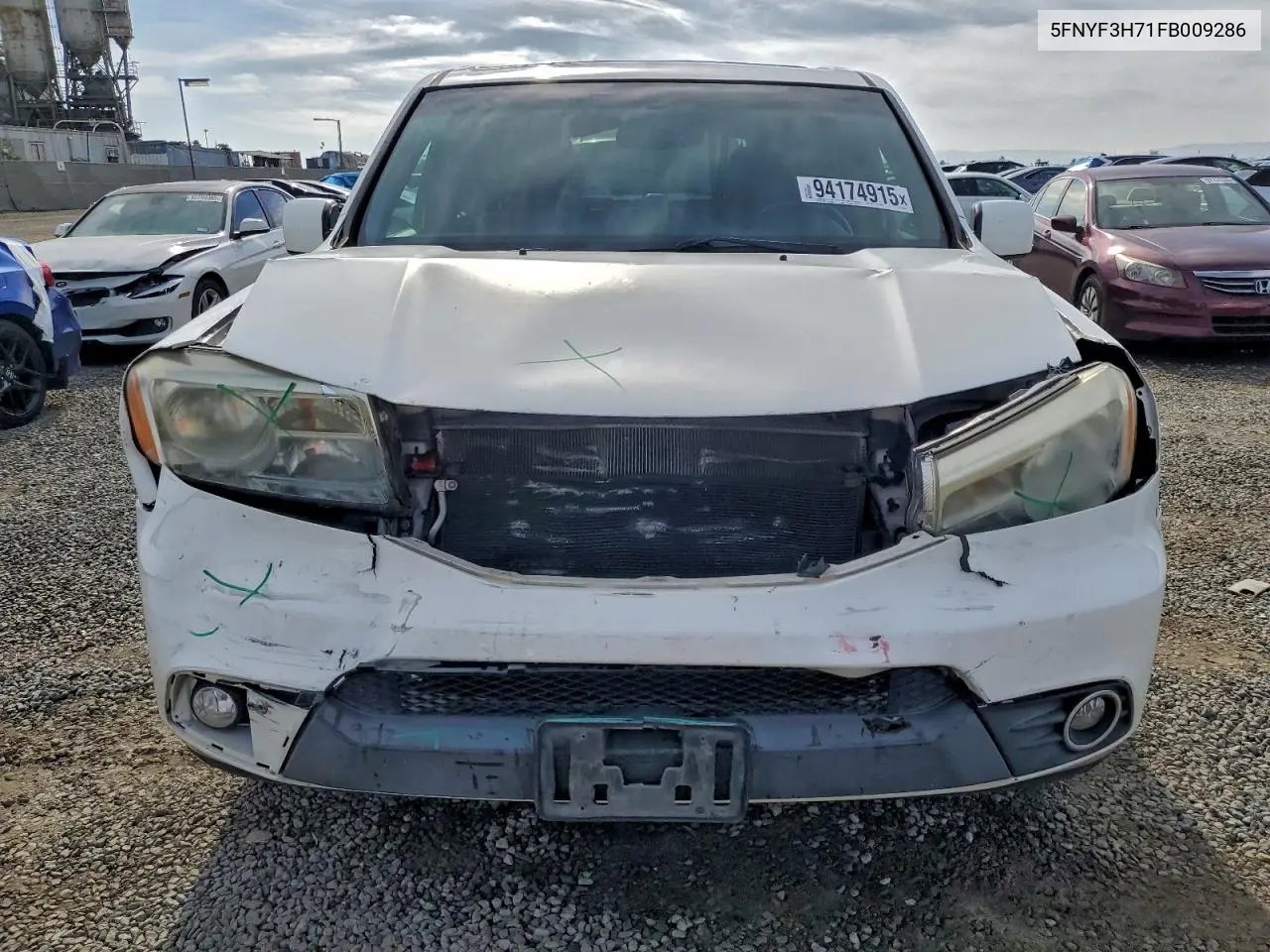 5FNYF3H71FB009286 2015 Honda Pilot Exln