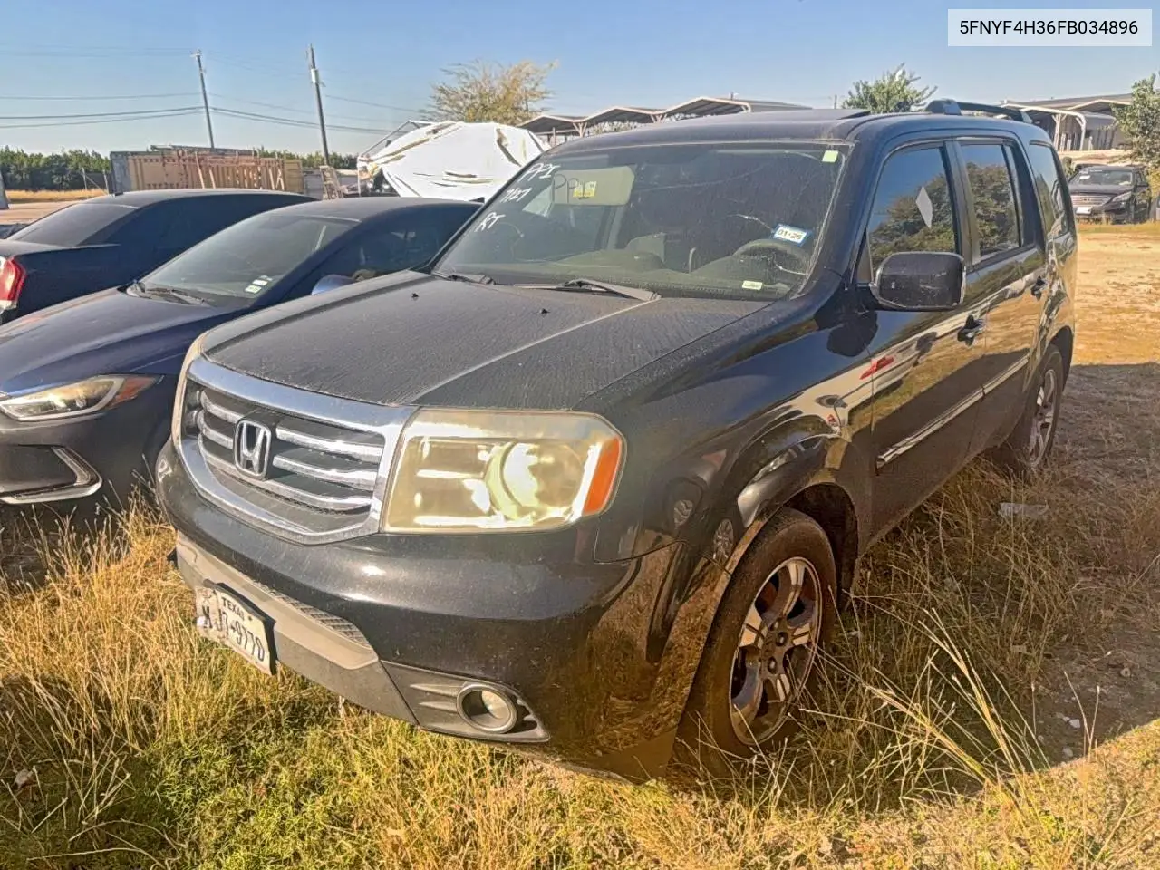 5FNYF4H36FB034896 2015 Honda Pilot Se