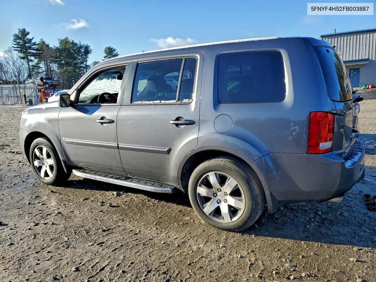 5FNYF4H52FB003887 2015 Honda Pilot Exl