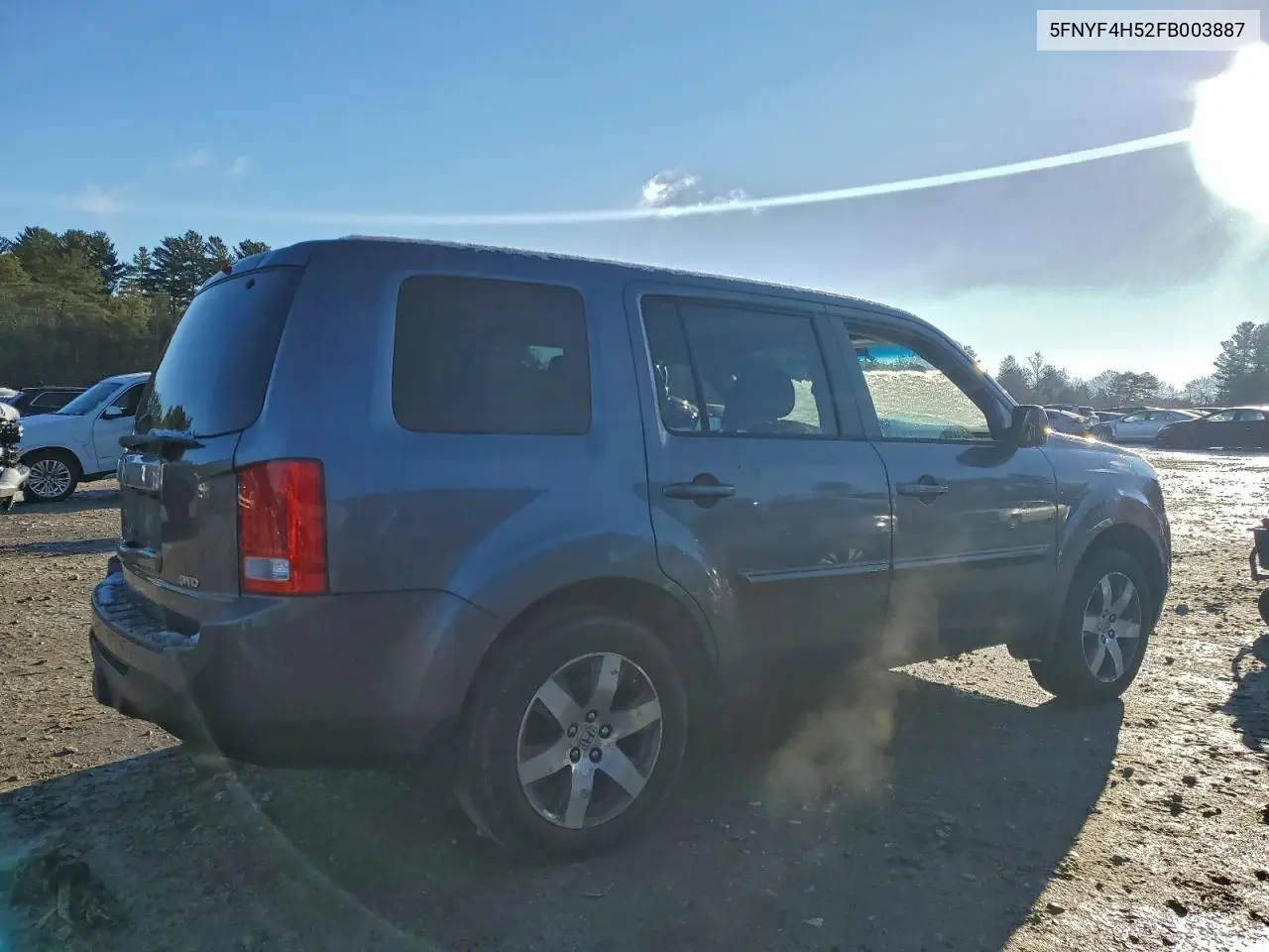 5FNYF4H52FB003887 2015 Honda Pilot Exl
