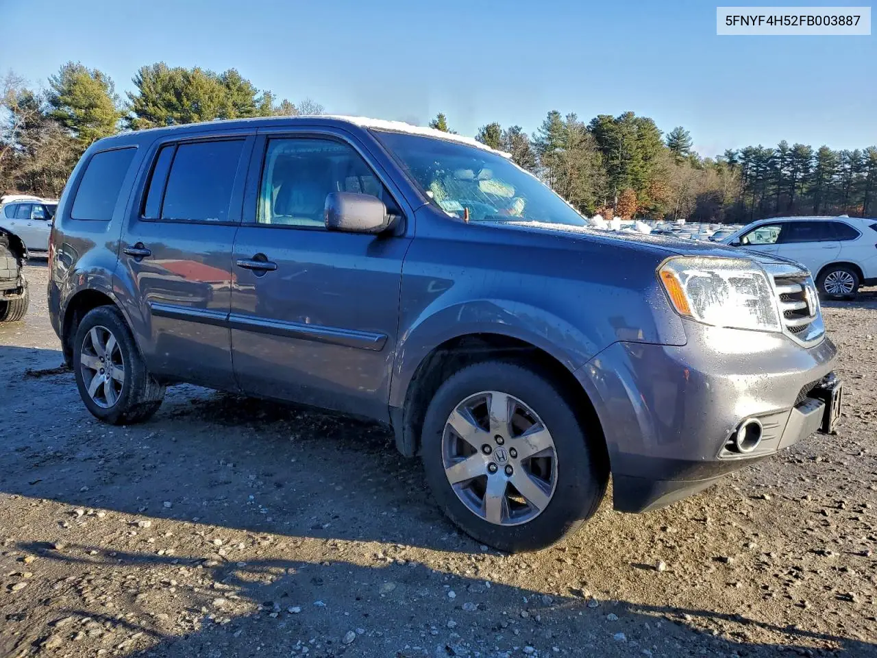 5FNYF4H52FB003887 2015 Honda Pilot Exl