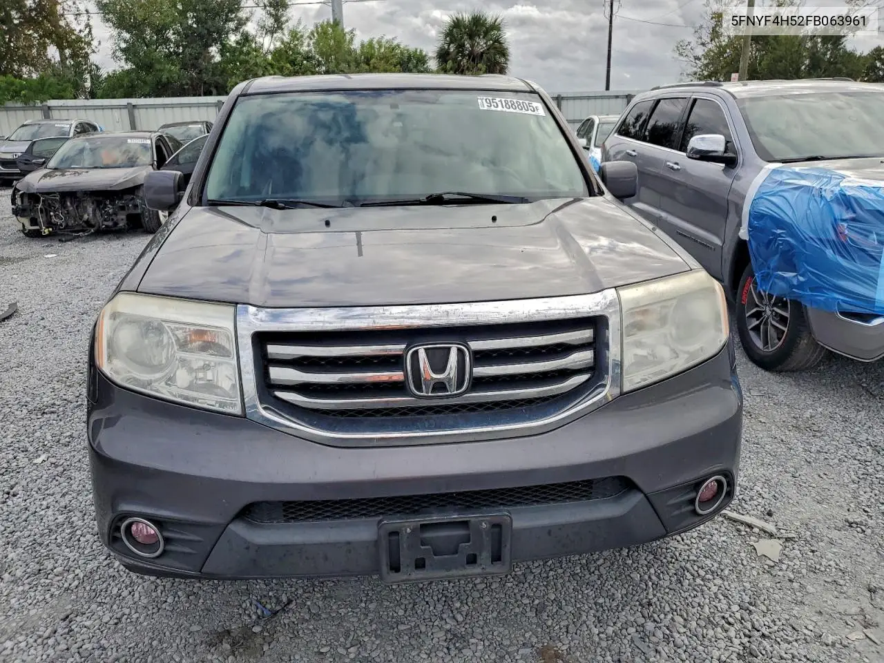 5FNYF4H52FB063961 2015 Honda Pilot Exl