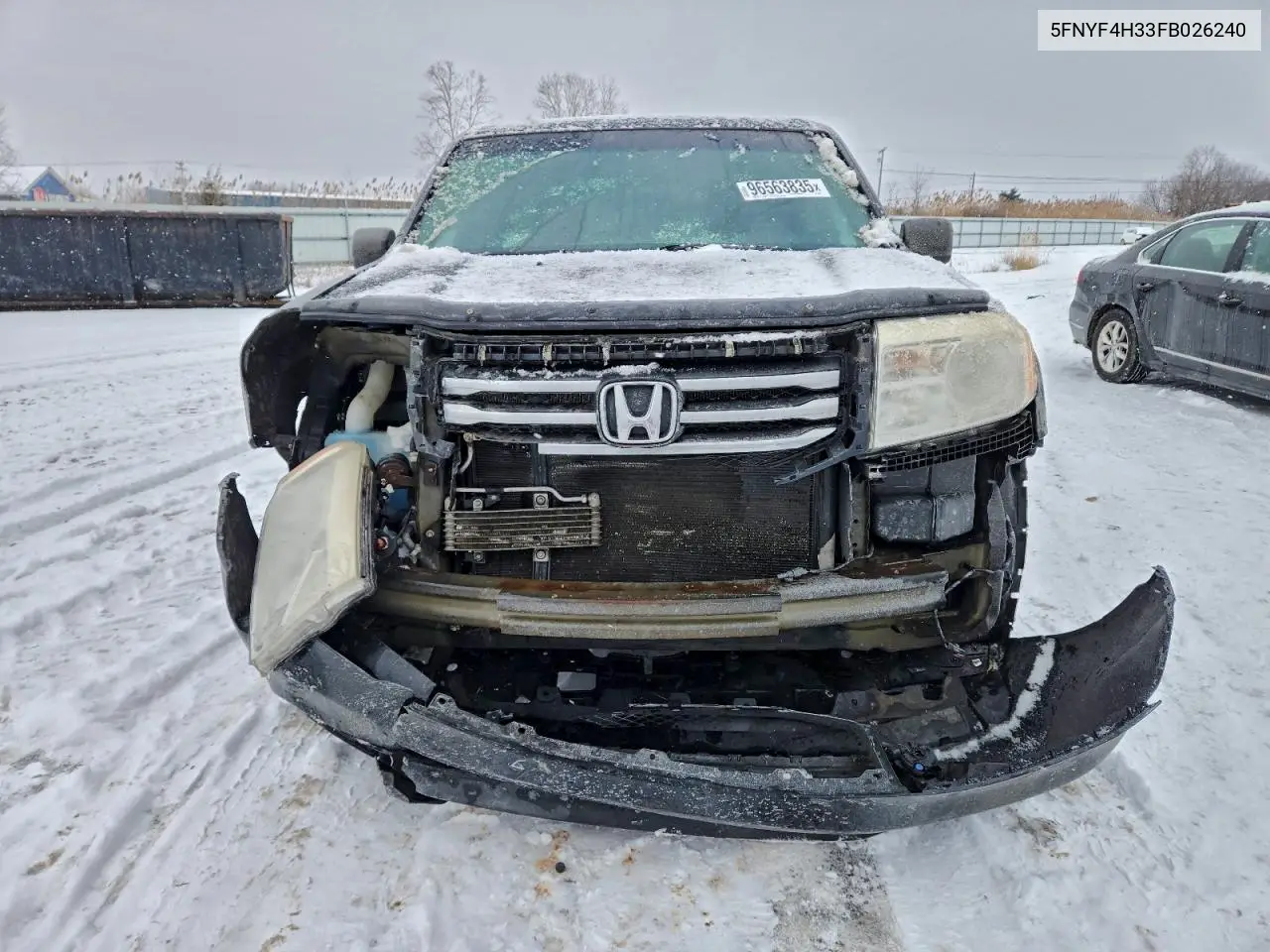 5FNYF4H33FB026240 2015 Honda Pilot Se