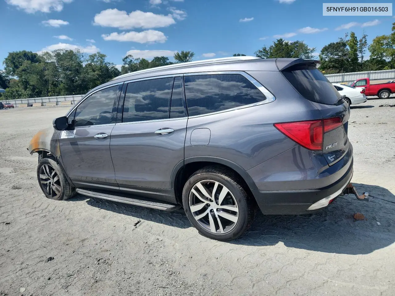 5FNYF6H91GB016503 2016 Honda Pilot Touring