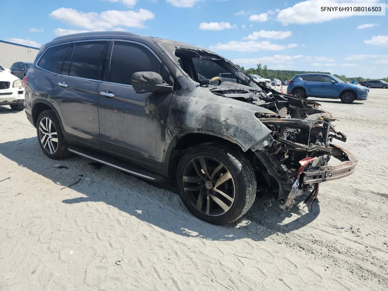 5FNYF6H91GB016503 2016 Honda Pilot Touring