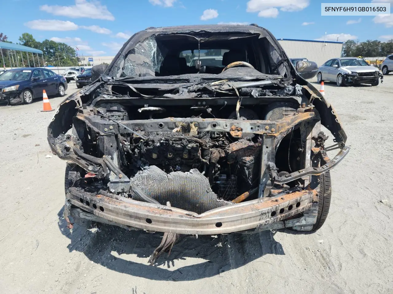 5FNYF6H91GB016503 2016 Honda Pilot Touring