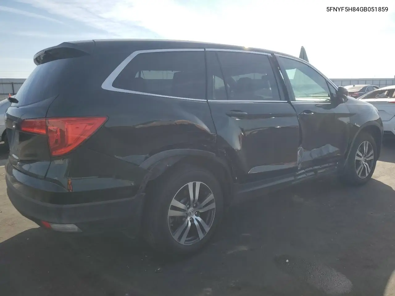 5FNYF5H84GB051859 2016 Honda Pilot Exl