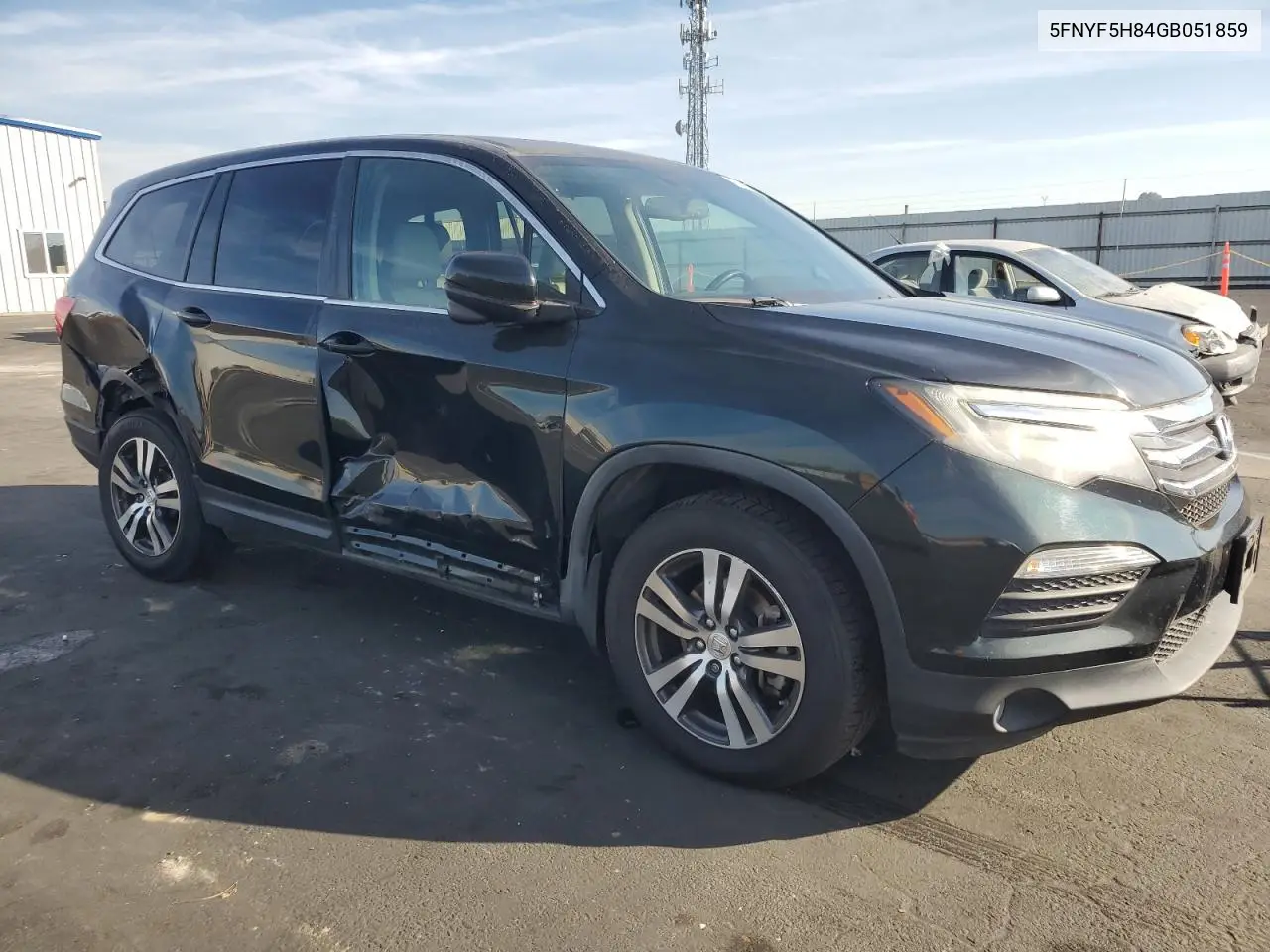 5FNYF5H84GB051859 2016 Honda Pilot Exl