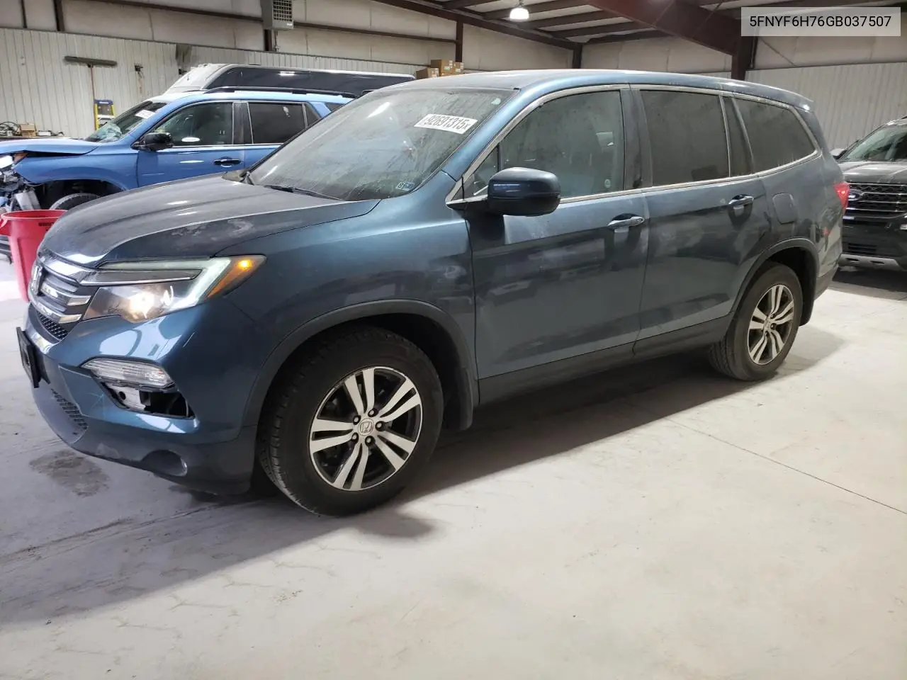 5FNYF6H76GB037507 2016 Honda Pilot Exln