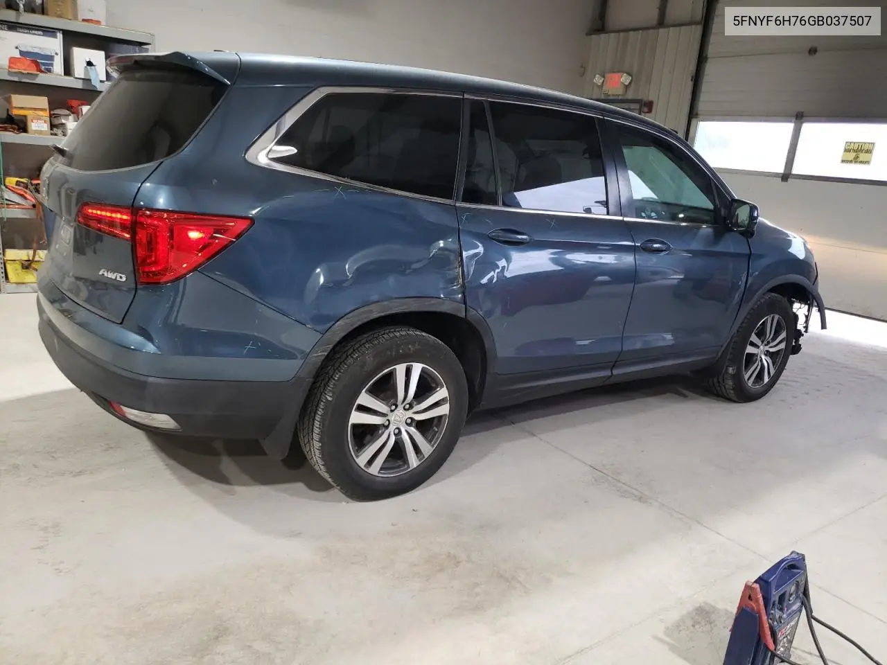 5FNYF6H76GB037507 2016 Honda Pilot Exln