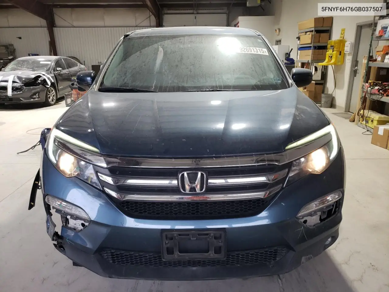 5FNYF6H76GB037507 2016 Honda Pilot Exln